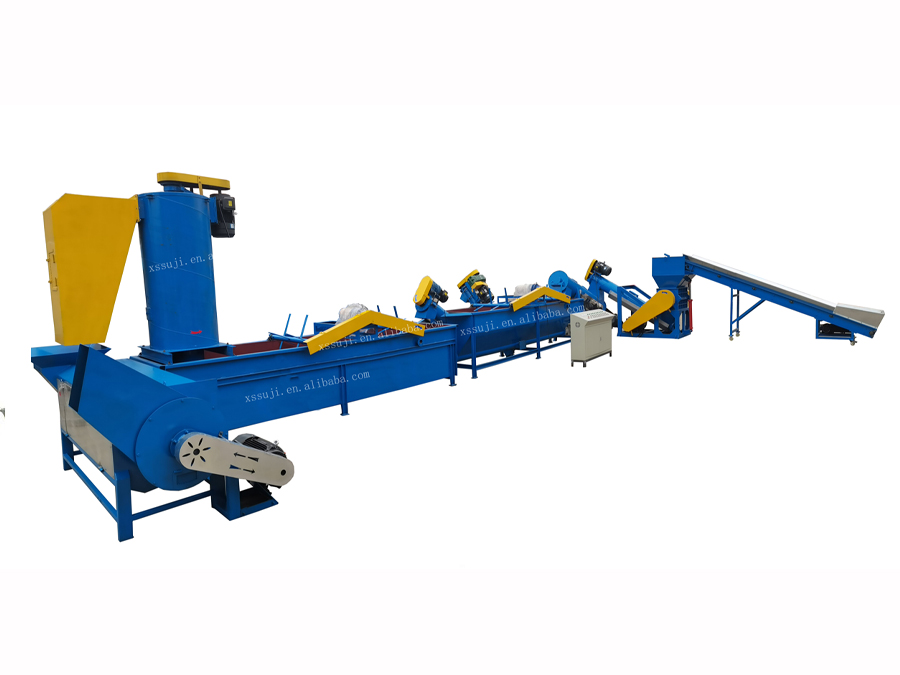 噸包袋雙槽破碎清洗線